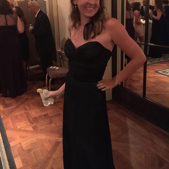 Elegant Black and Teal Dress - Picture 13 of 13